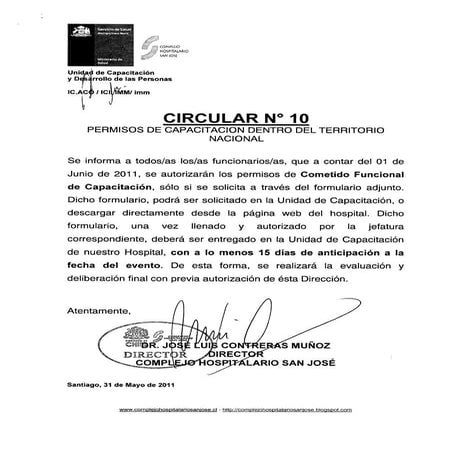 Circular n° 10 2011 | PDF