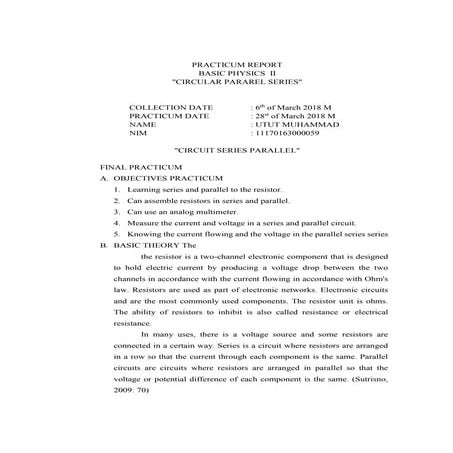 Circular pararel series