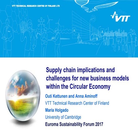 Sustainable supply chain management in a circular economy slide share ...
