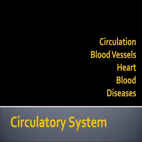 Circulatory system 