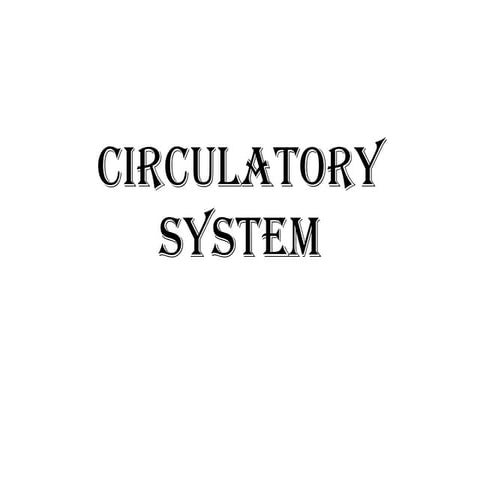 Circulatory system