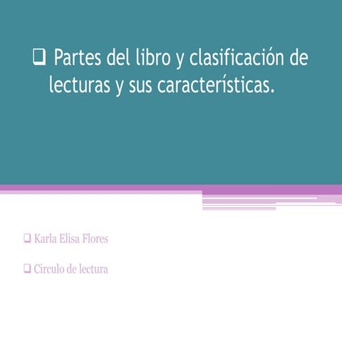 Partes del Libro