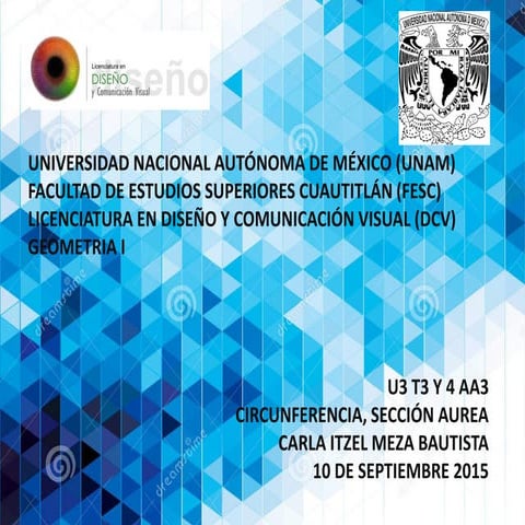 Circunferencia, seccion aurea