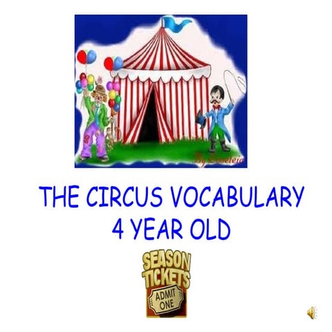 Circus vocabulary pel i4