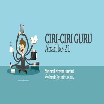 Ciri ciri guru abad ke-21