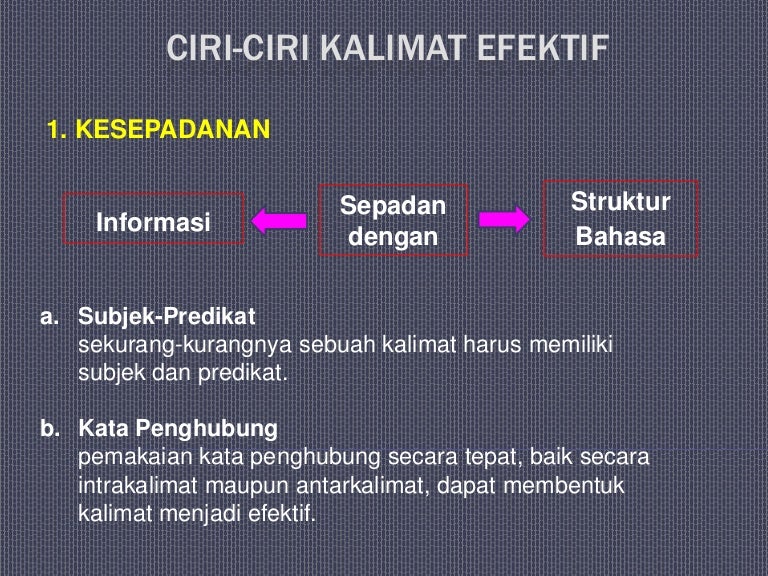 Ciri Ciri Kalimat Efektif<script async src=