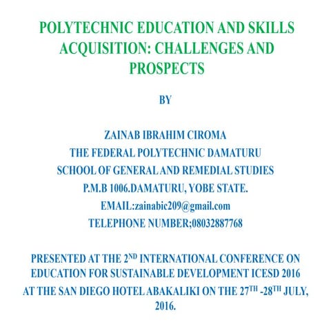 2nd ICESD 2016 Conference Paper 7