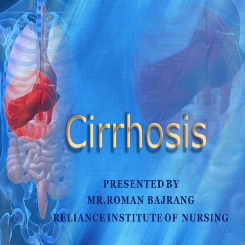 Cirrhosis ppt 