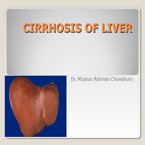 Cirrhosis of liver.2003 all