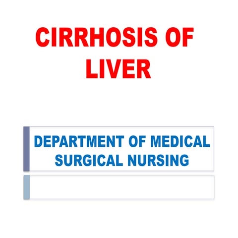 cirrhosis of liver (liver fibrosis).pptx