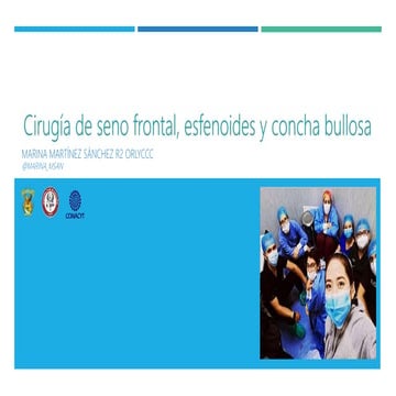 Cirugia de seno maxilar y etmoidal | PPTX