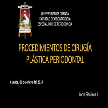 Cirugia plastica periodontal