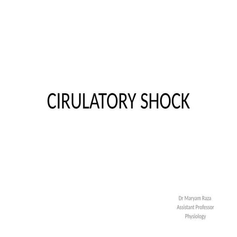 CIRULATORY SHOCK cardiovascular system.pptx