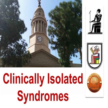 clinically isolated syndromes