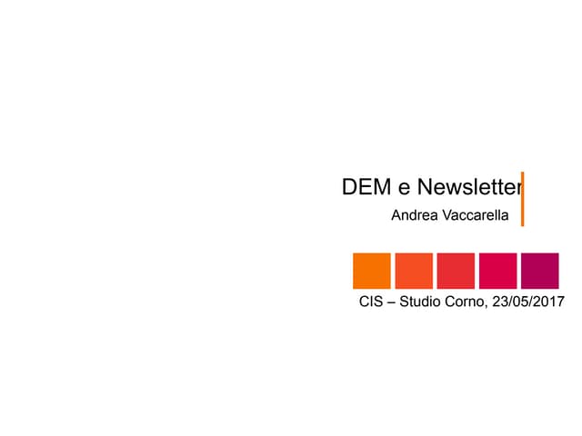 DEM&Newsletter - CIS 4- 2017