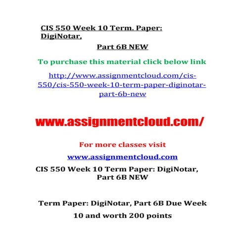 Cis 550-week-10-term-paper