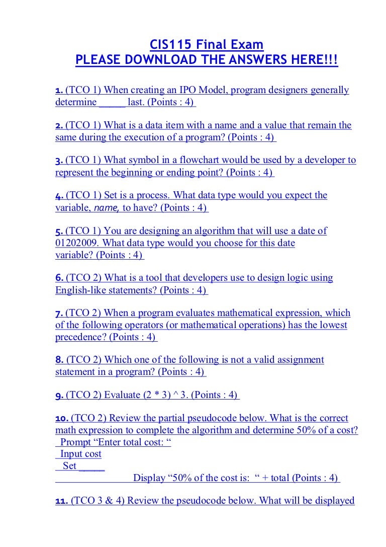 CIS-SM Examsfragen