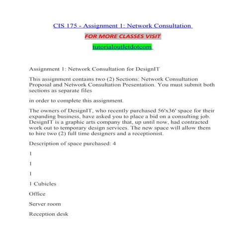 Cis 175/tutorialoutlet