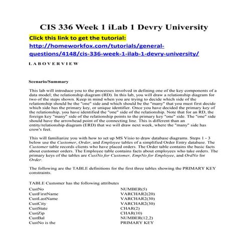 Cis336 week 1 i lab 1