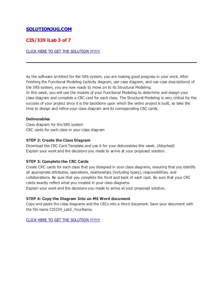 Cis 339 ilab 7 of 7 essay example picture