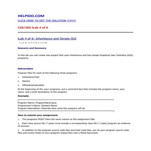 Cis 355 i lab 4 of 6