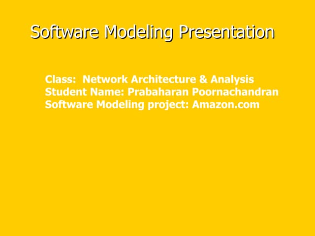 Software Modeling