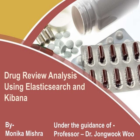 Drug Review Analysis Using Elasticsearch and Kibana