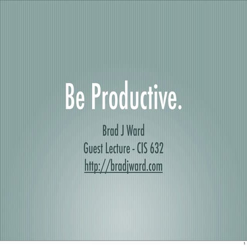 MBA632 Lecture, Morehead State University