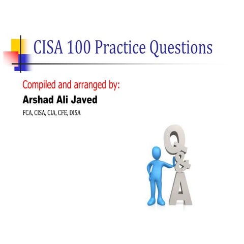 CISA exam 100 practice question
