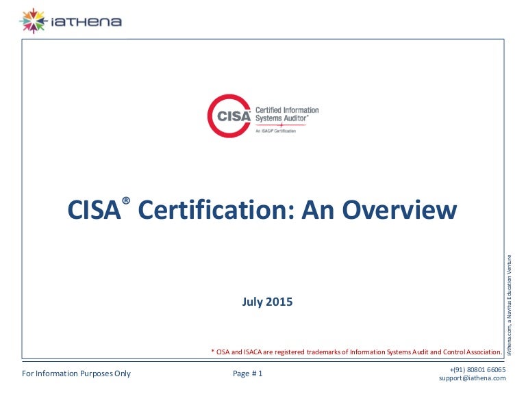CISA Testking