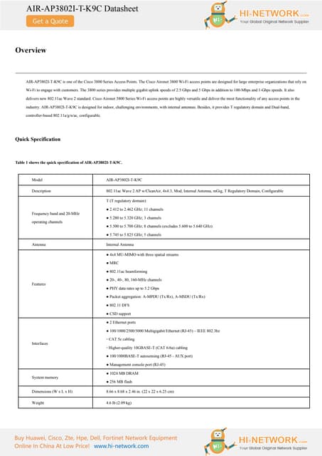 cisco-n9k-c93240yc-fx2-datasheet.pdf | Computing | Technology & Computing