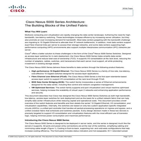 Cisco nexus-5000-series-architecture-whitepaper