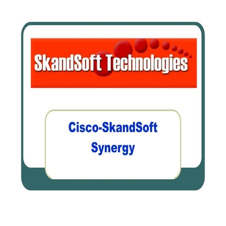 Cisco Skandsoft RFID Approach