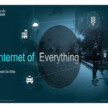 Donald De Witte | Cisco Sistems - Conferencia Internet of Things Smash Tech B...
