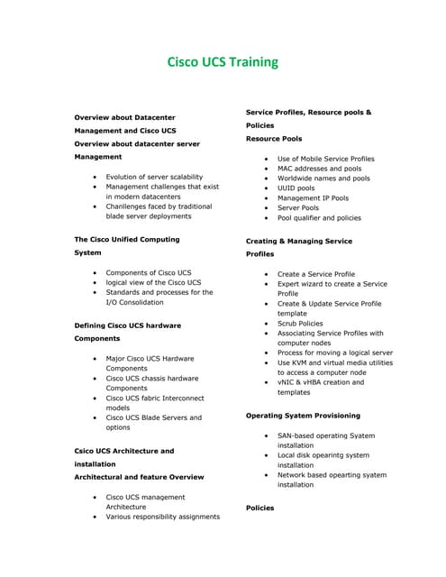 Cisco ucs-training-1-cisco Hyderabad -cisco ucs training in Hyderabad 