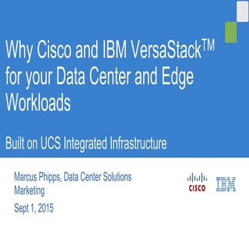 Cisco at v mworld 2015 versastack-customer_vmworld_20150826v3