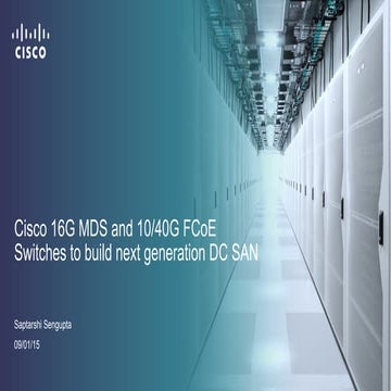 Cisco at v mworld 2015 vmworld 2015 mds final preso