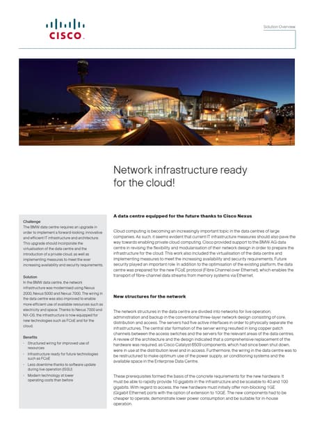 BMW Cisco- Cloud