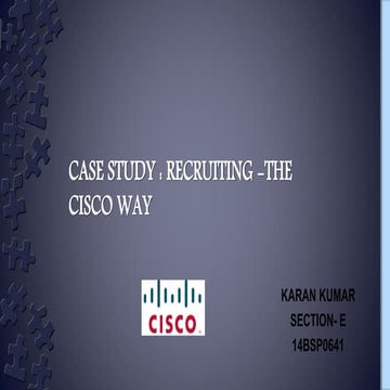 Cisco case study
