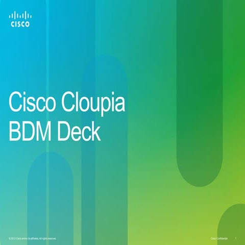 Cisco cloupia bdm presentation