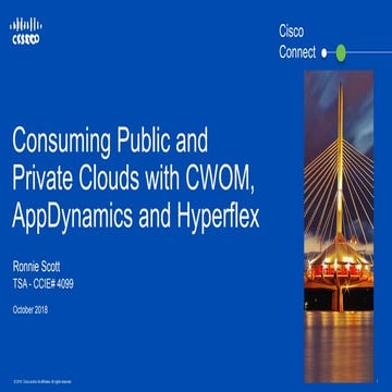 Cisco Connect Ottawa 2018 consuming public and private clouds