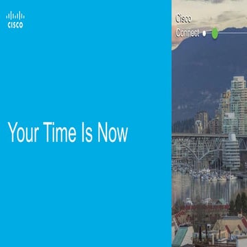 Cisco Connect Vancouver 2017 - Cisco's Digital Network Architecture - deeper ...