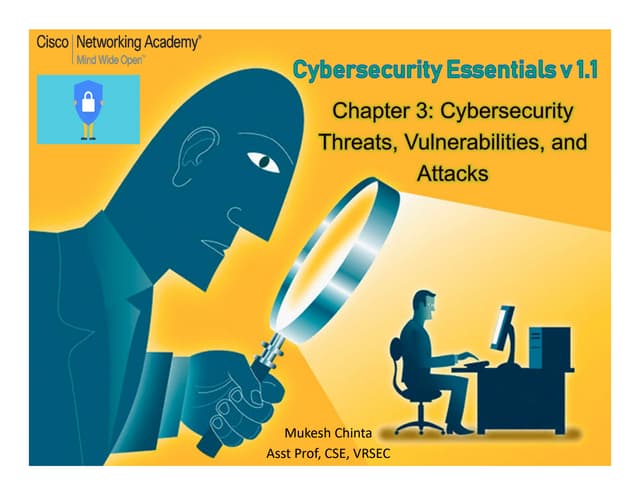 Cisco cybersecurity essentials chapter 3