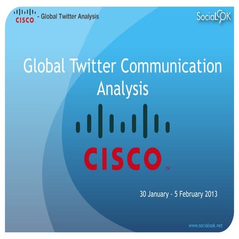 Cisco Twitter Communication Analysis - SociaLook