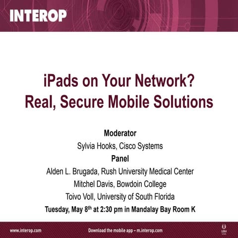 iPads on Your Network? Real, Secure Mobile Solutions