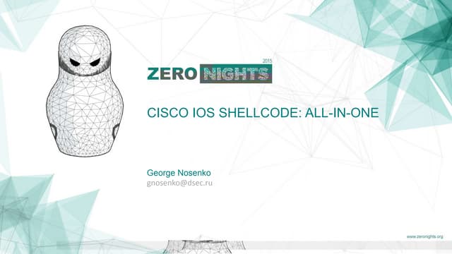 Cisco IOS shellcode: All-in-one