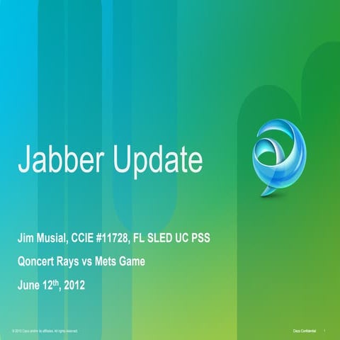 Cisco jabber presentation