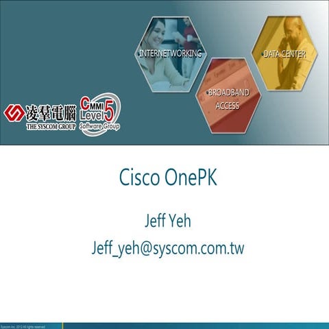 Cisco one pk basic
