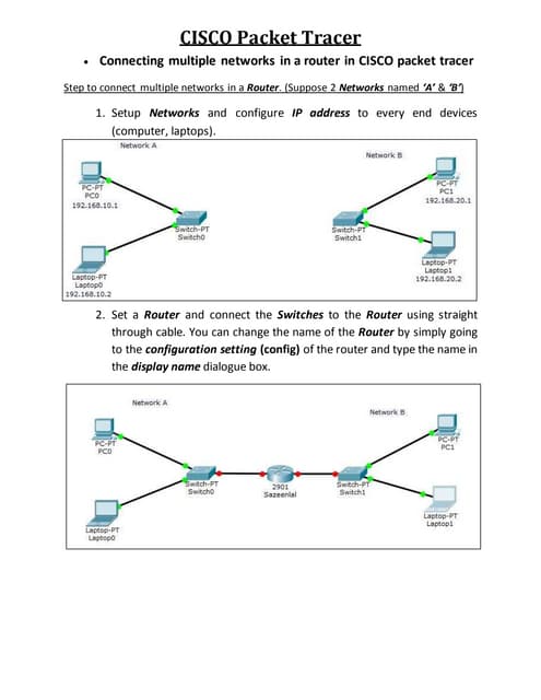 Ftp server configuration on cisco packet tracer | PDF