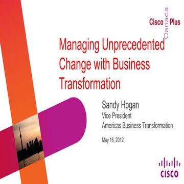 Managing Unprecedented Change with Business Transformation